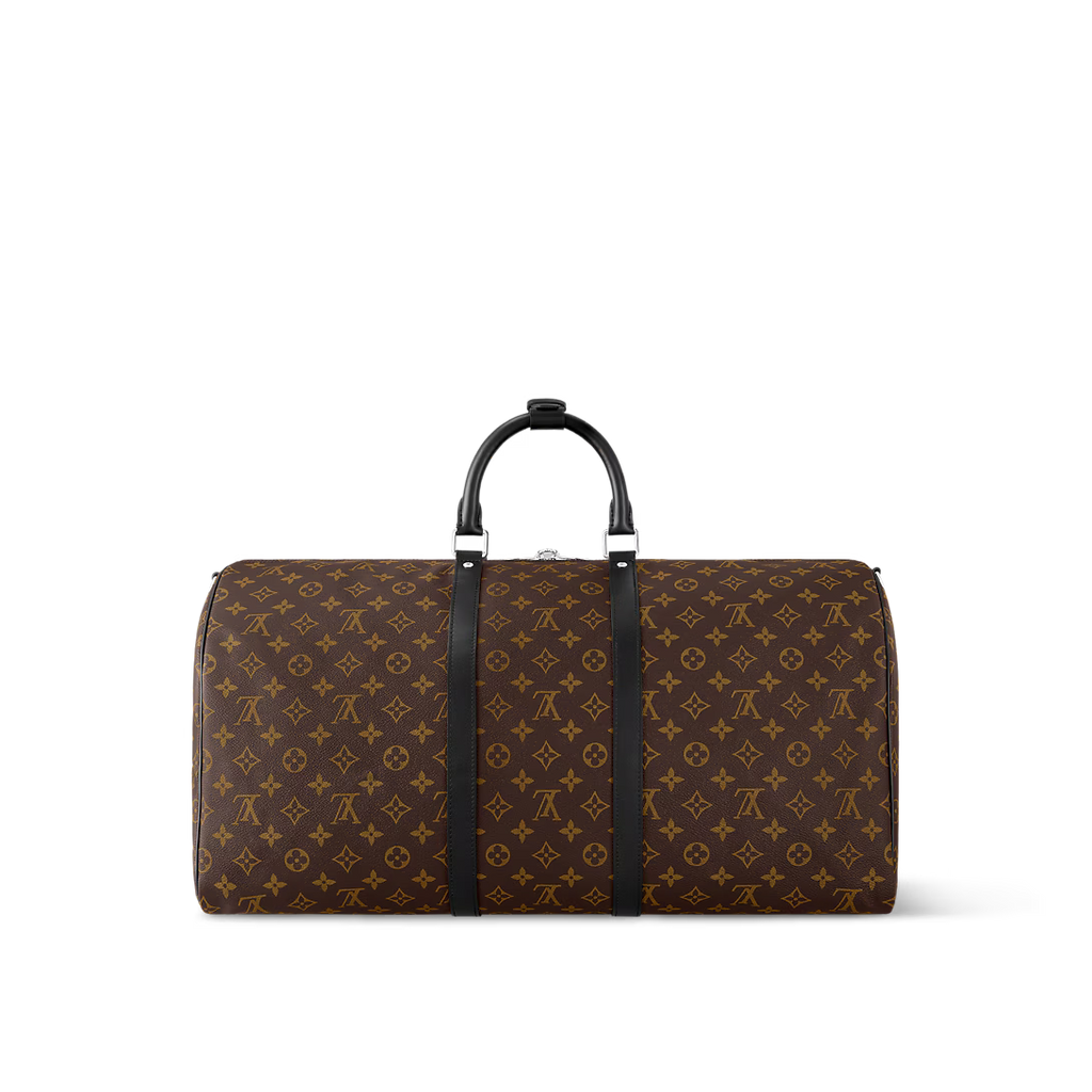 Monogram Travel Duffle Bag with Detachable Shoulder Strap
