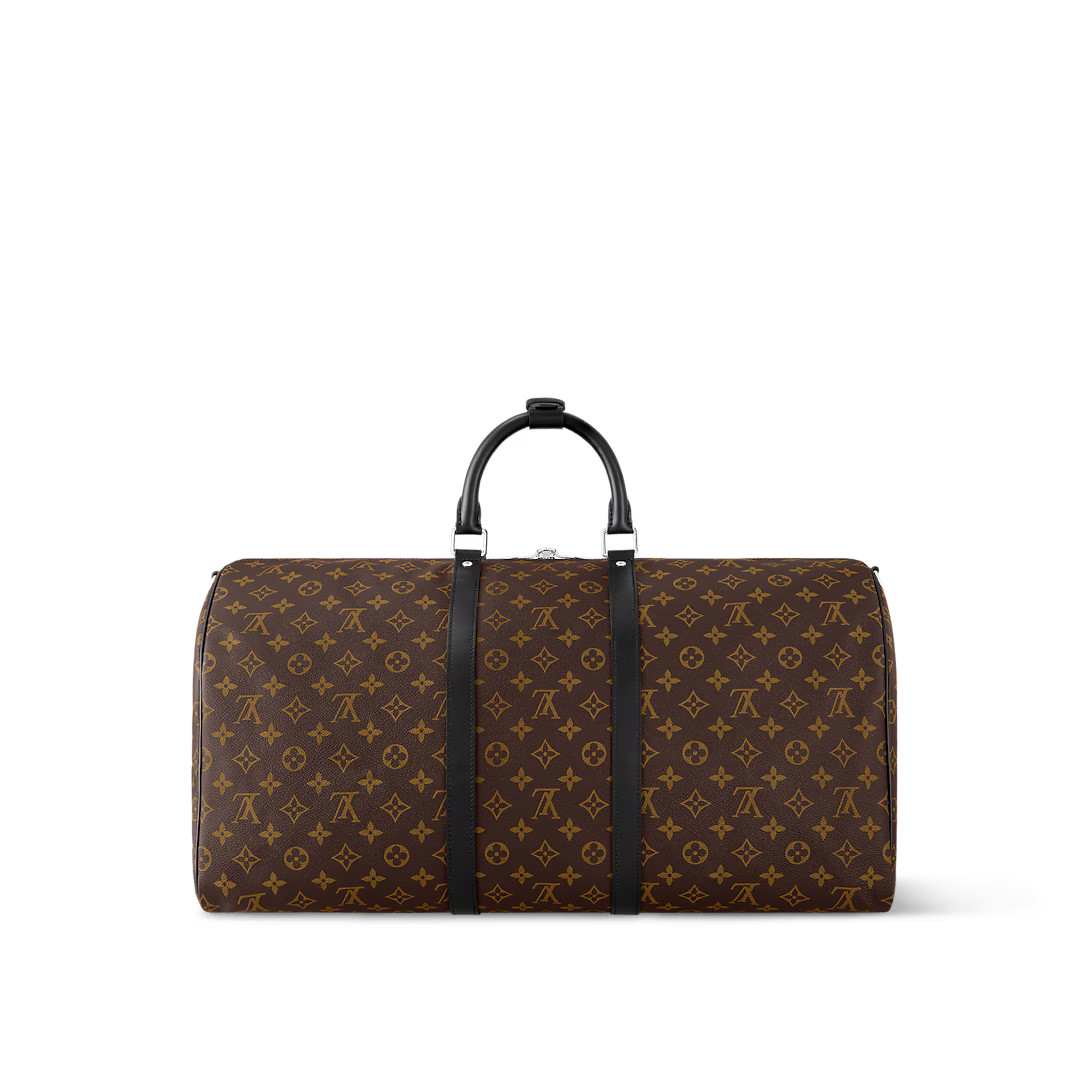 Monogram Travel Duffle Bag with Detachable Shoulder Strap