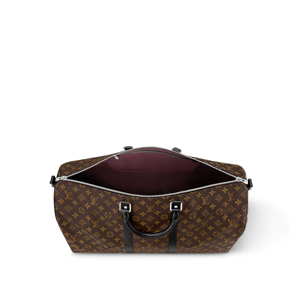 Monogram Travel Duffle Bag with Detachable Shoulder Strap
