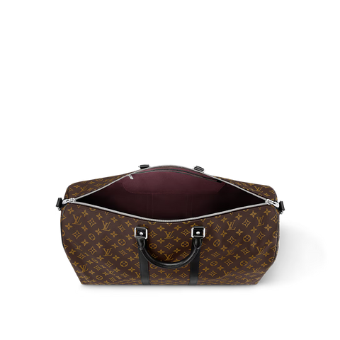 Monogram Travel Duffle Bag with Detachable Shoulder Strap