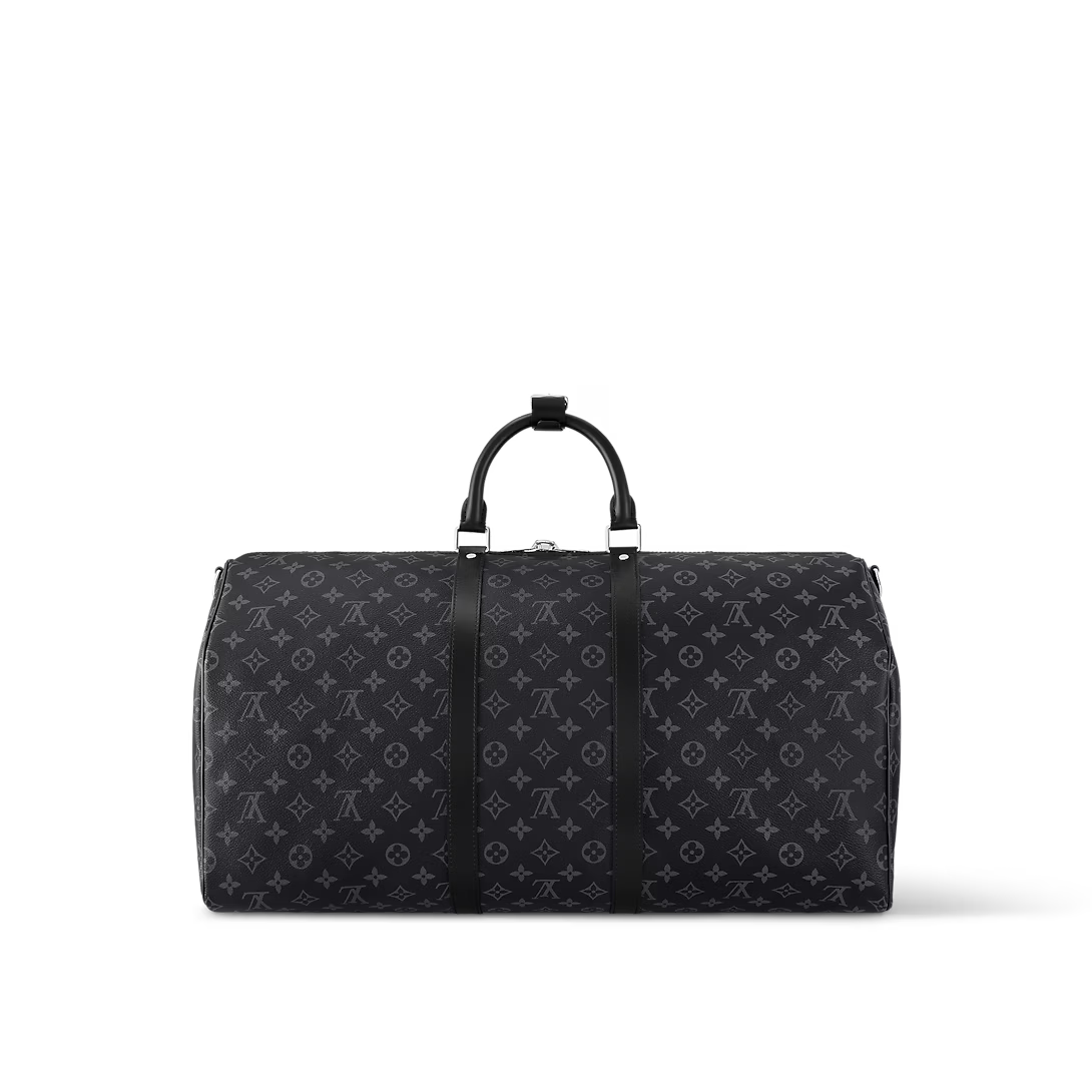 Monogram Travel Duffle Bag with Detachable Shoulder Strap