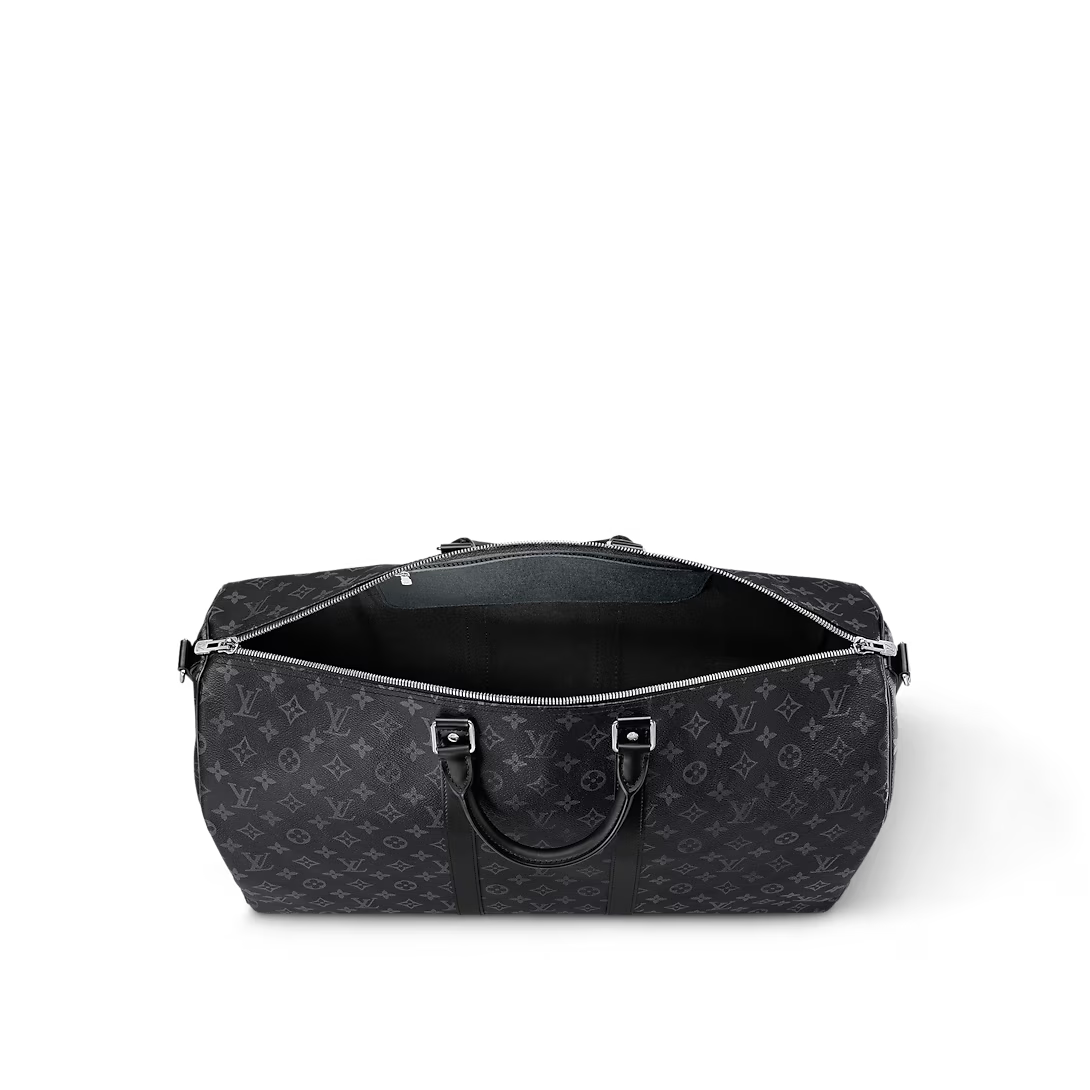Monogram Travel Duffle Bag with Detachable Shoulder Strap