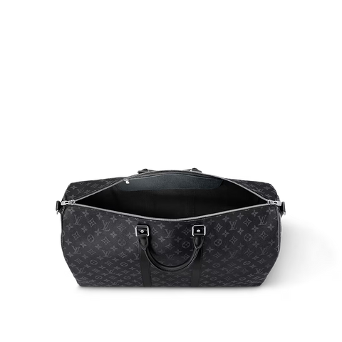 Monogram Travel Duffle Bag with Detachable Shoulder Strap