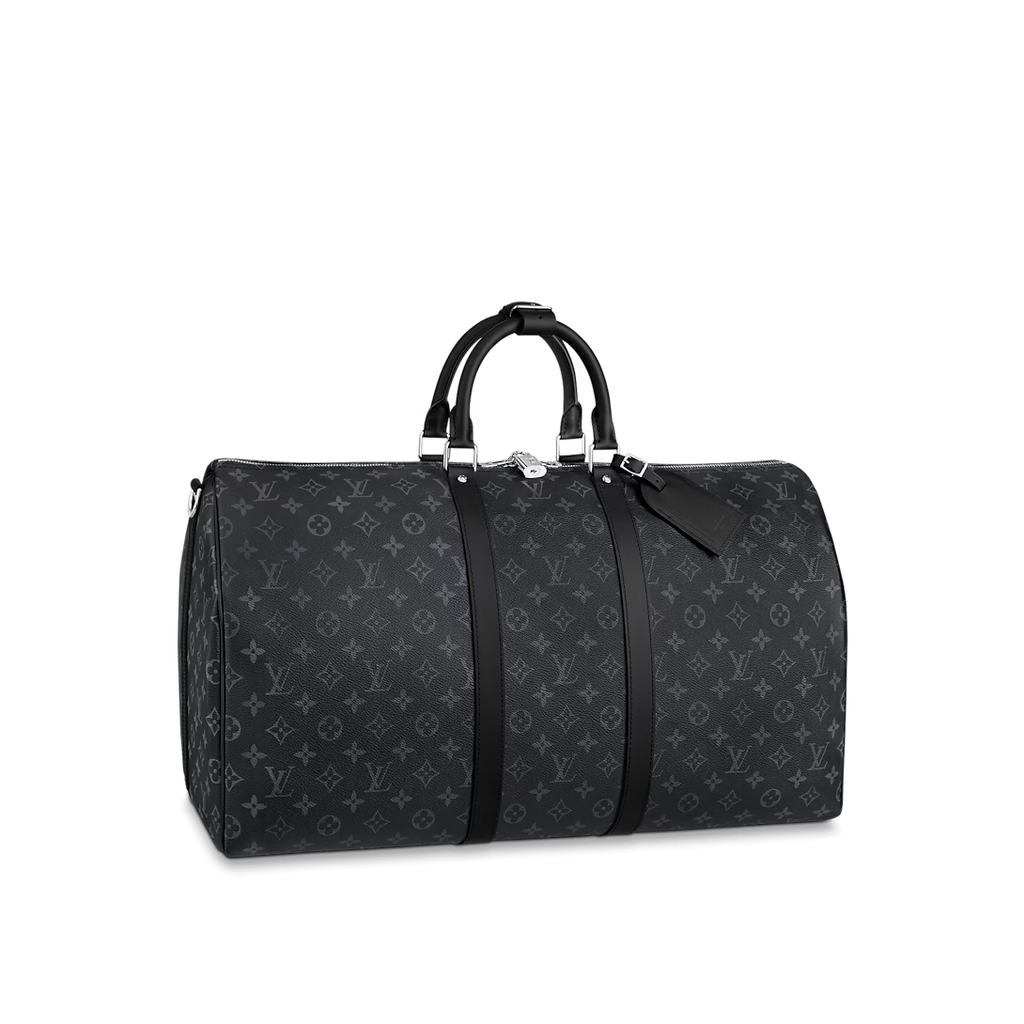 Monogram Travel Duffle Bag with Detachable Shoulder Strap
