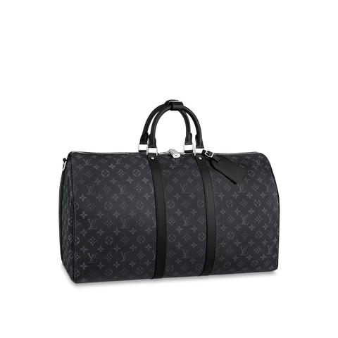 Monogram Travel Duffle Bag with Detachable Shoulder Strap