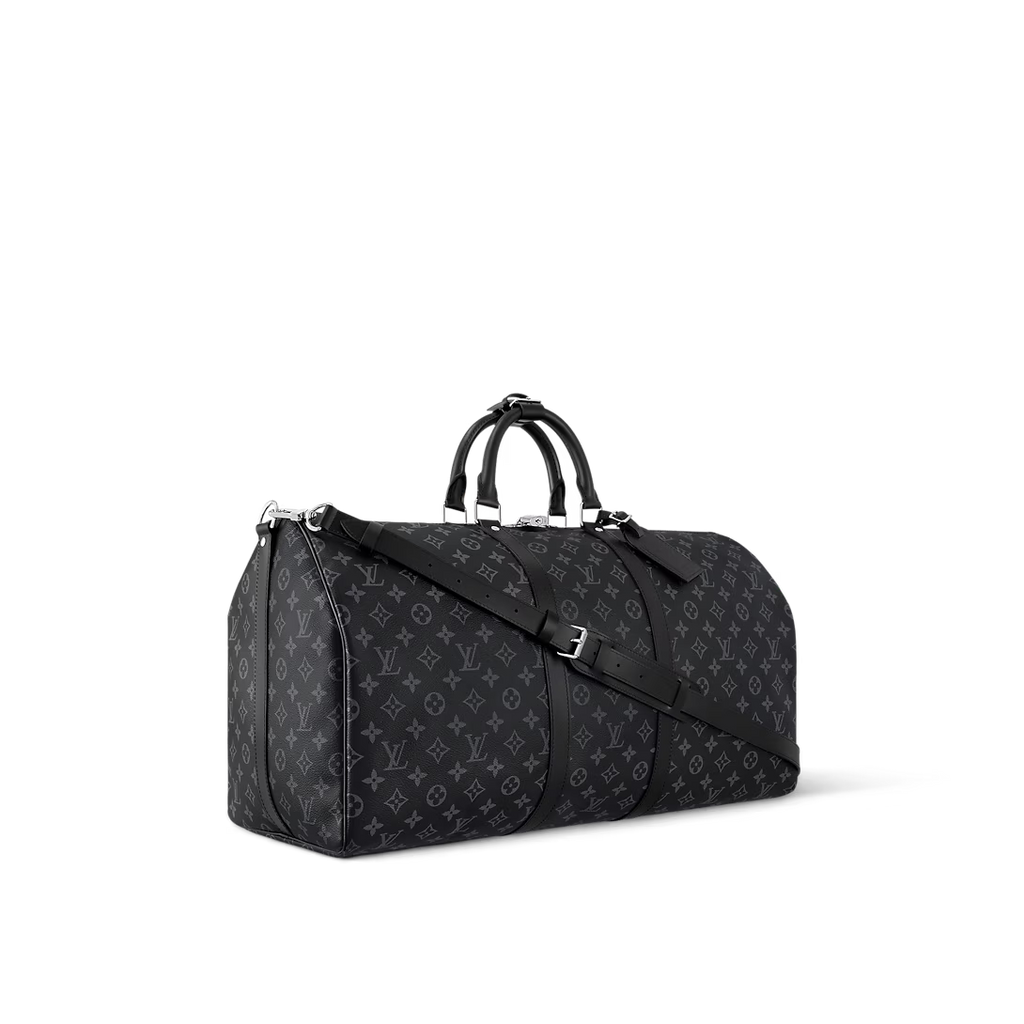 Monogram Travel Duffle Bag with Detachable Shoulder Strap