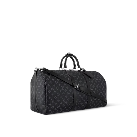 Monogram Travel Duffle Bag with Detachable Shoulder Strap