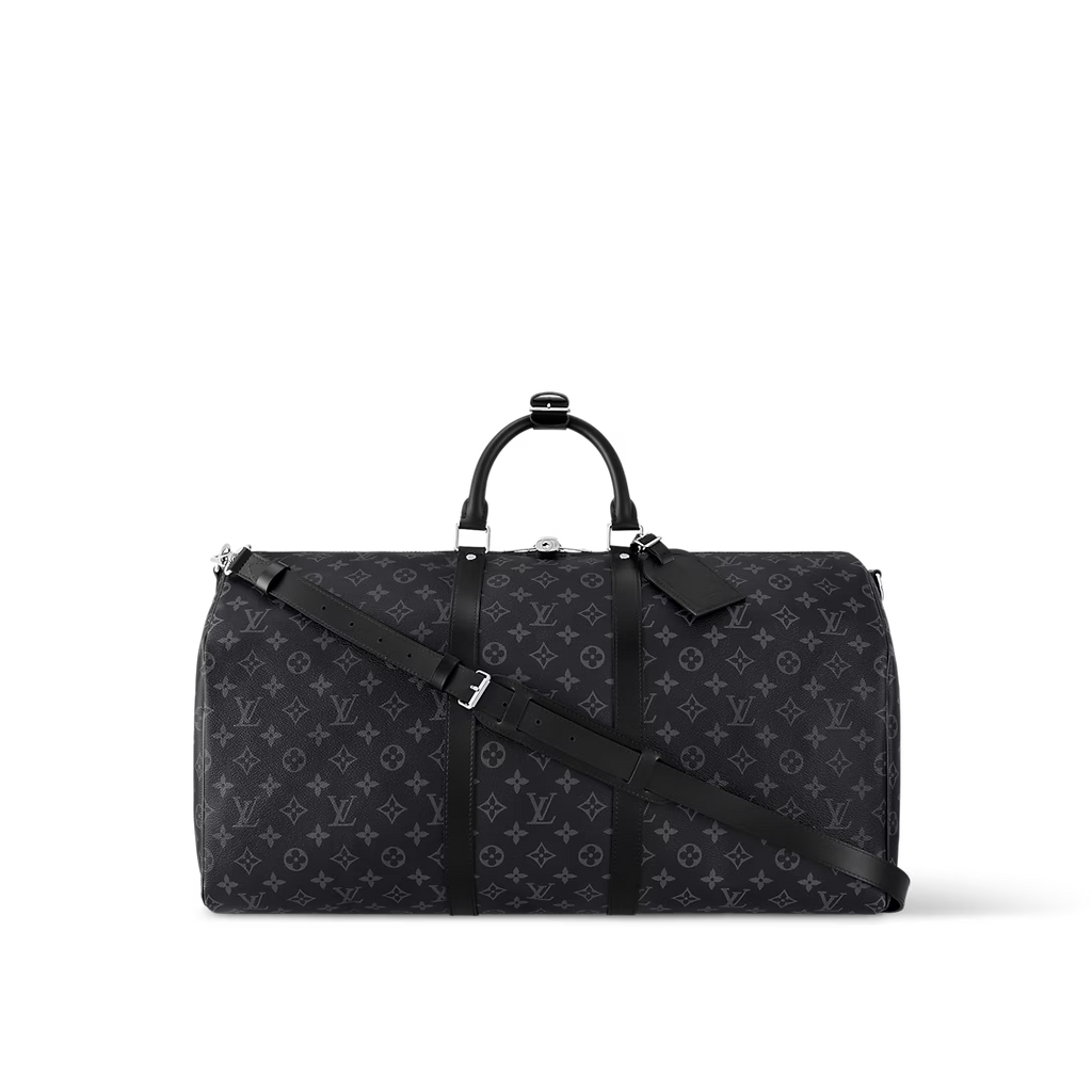 Monogram Travel Duffle Bag with Detachable Shoulder Strap
