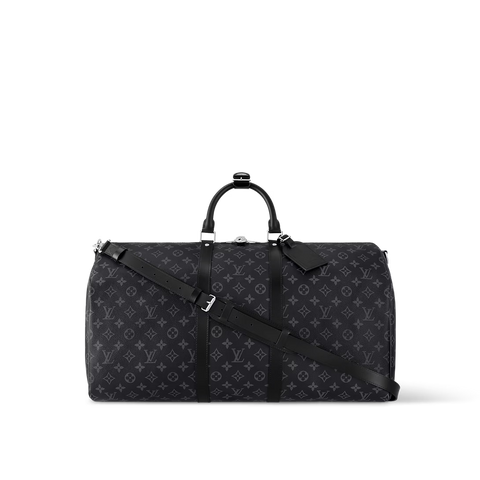 Monogram Travel Duffle Bag with Detachable Shoulder Strap