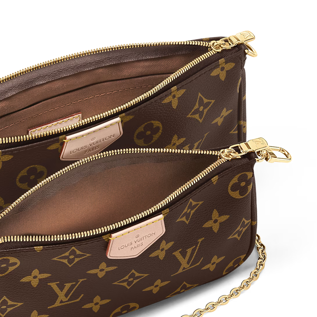 Crossbody kabelka s viacerými vreckami – Monogram Canvas Style