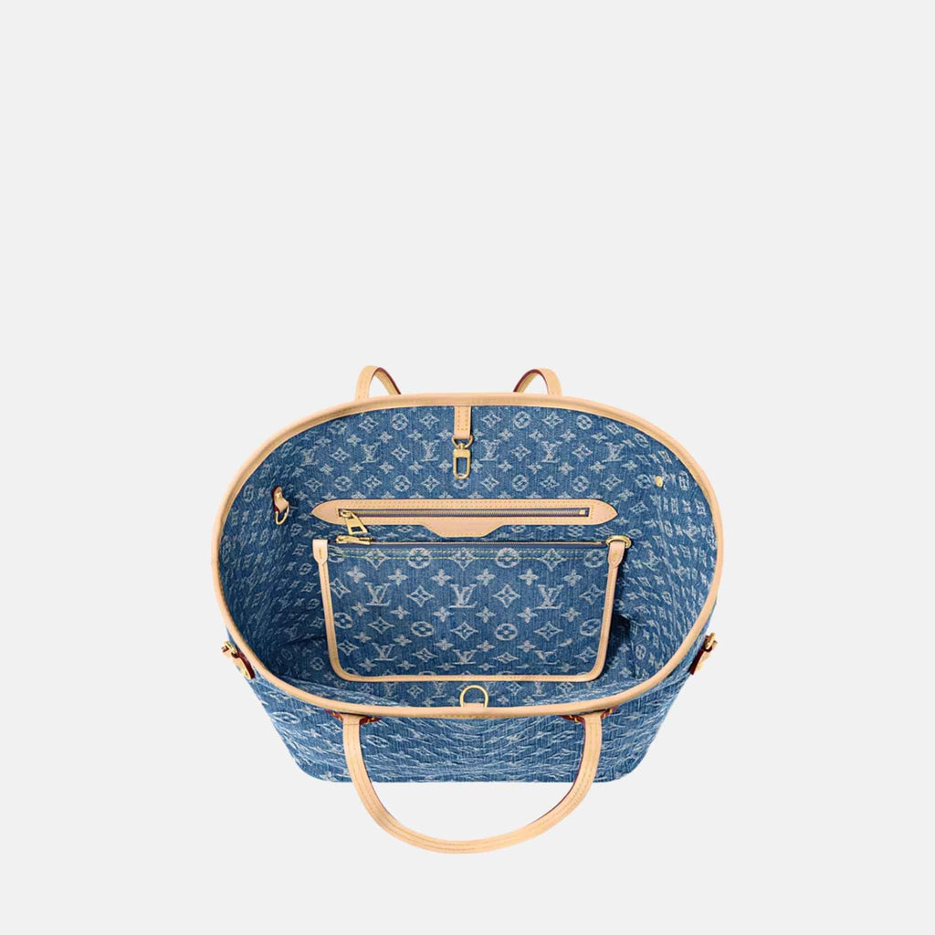 Τσάντα Denim Tote με έμπνευση πολυτελείας