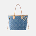 Τσάντα Denim Tote με έμπνευση πολυτελείας