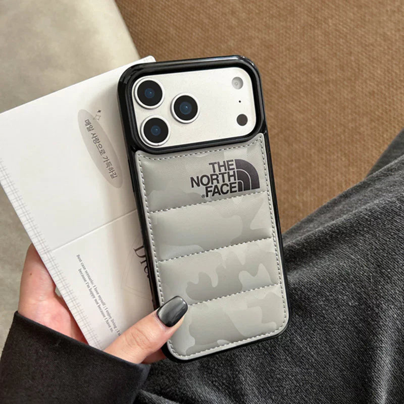 Custodia protettiva per iPhone antiurto stile Puffer