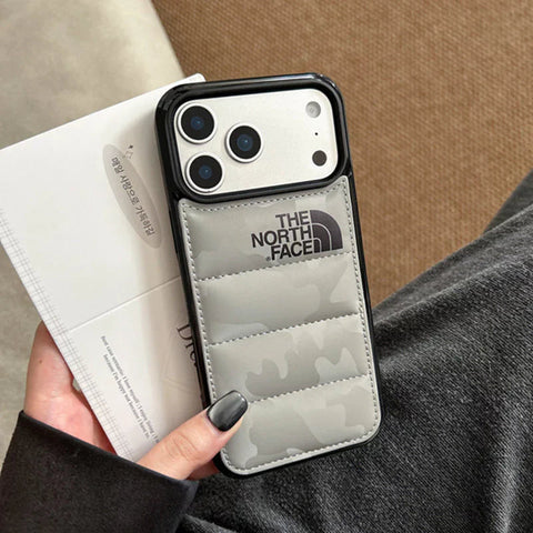 Custodia protettiva per iPhone antiurto stile Puffer