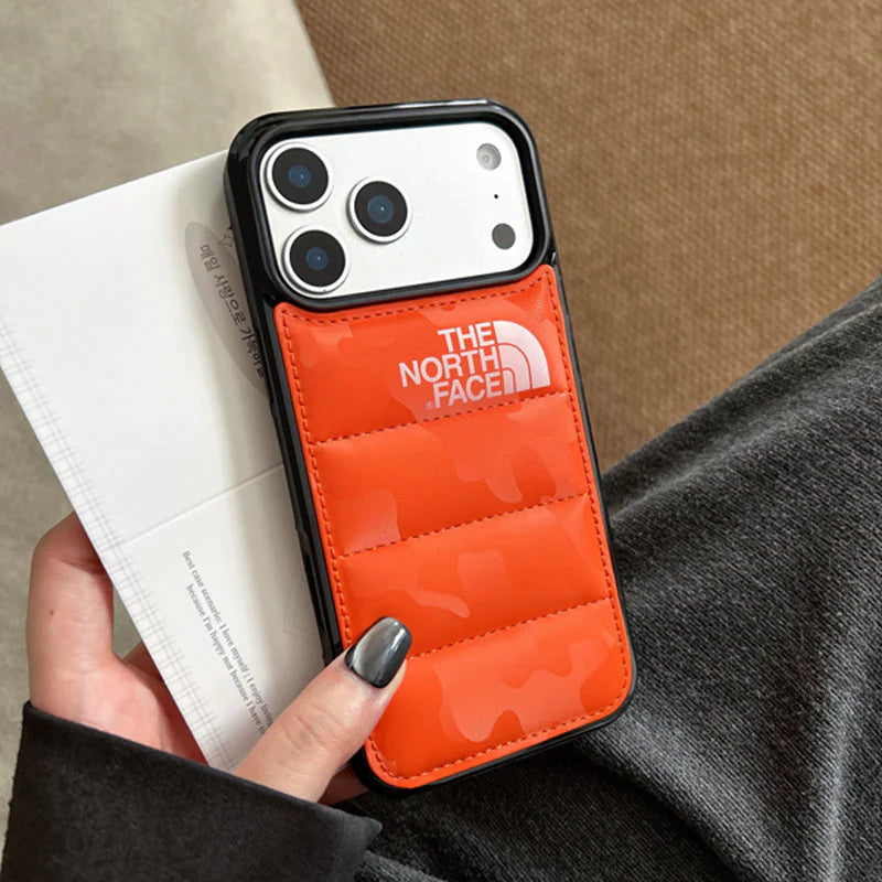 Custodia protettiva per iPhone antiurto stile Puffer