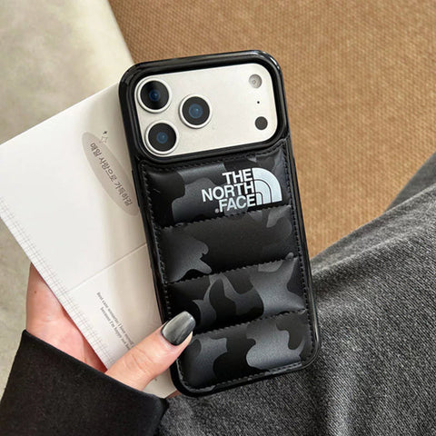 Custodia protettiva per iPhone antiurto stile Puffer