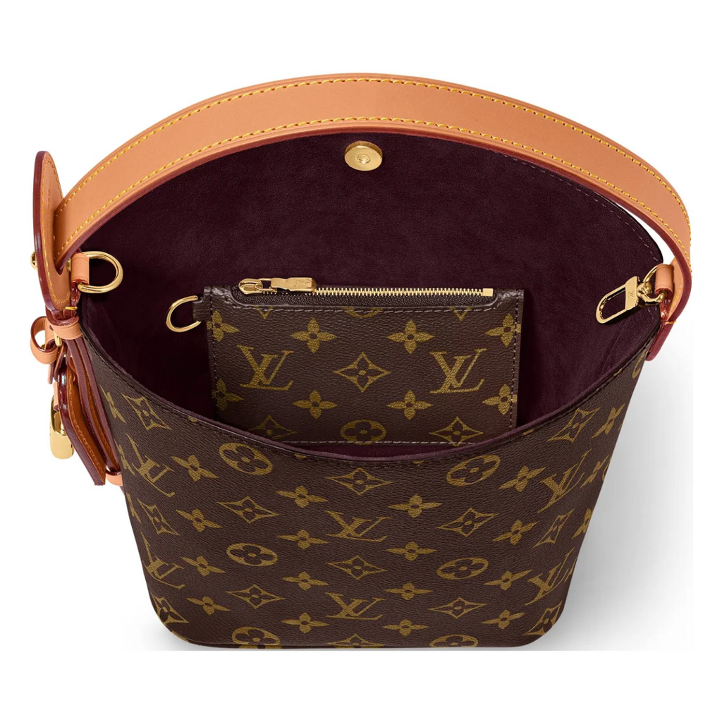 Mini sac seau à monogramme vintage