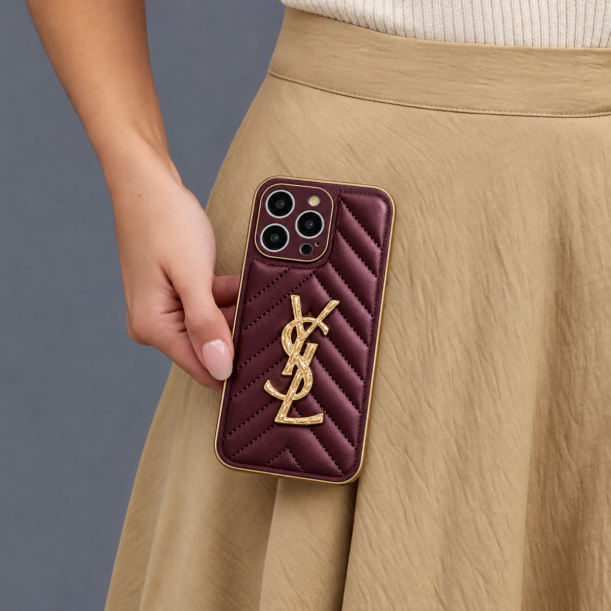 Saint Color Leather iPhone Case — product view 4