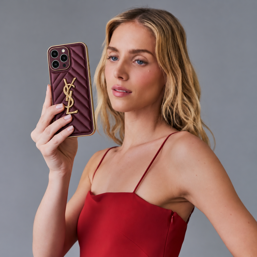 Saint Color Leather iPhone Case — product view 1