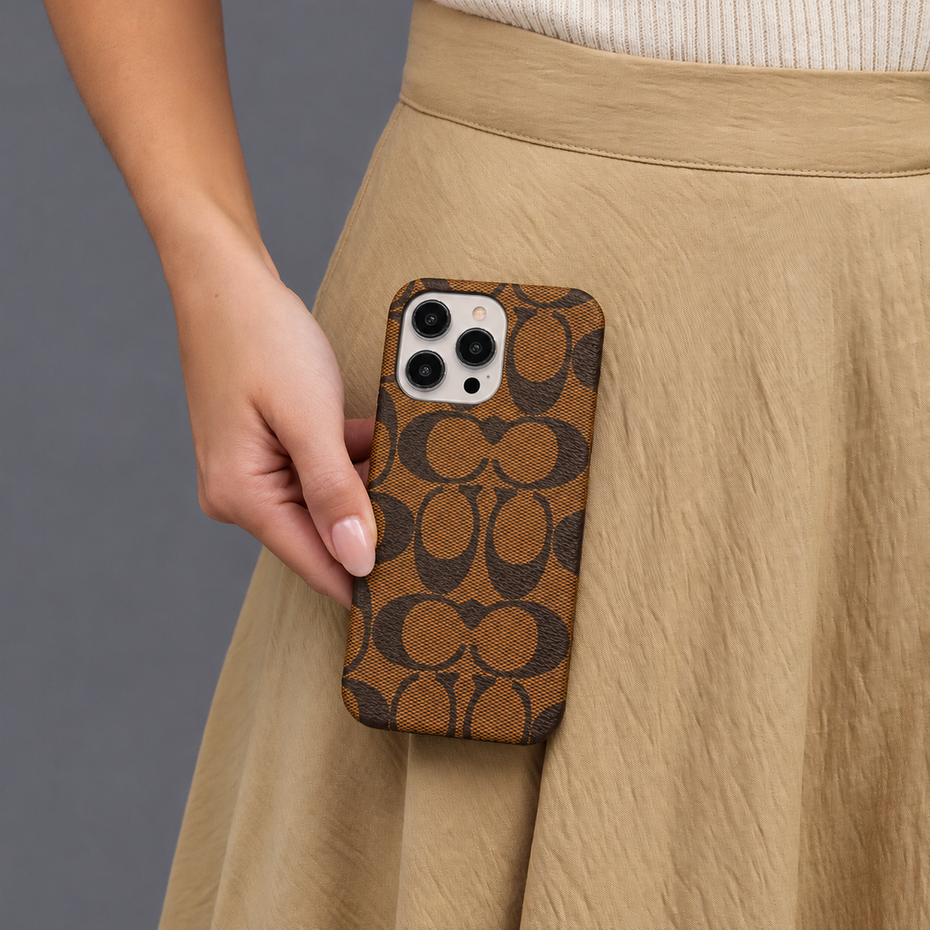 Classic Classic iPhone Case Brown -JDK241426 — product view 6