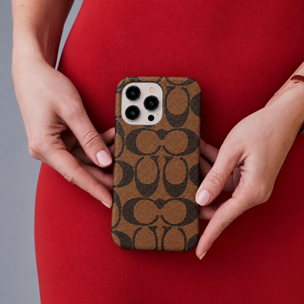 Classic Classic iPhone Case Brown -JDK241426 — product view 1