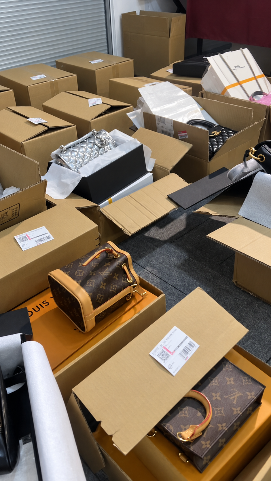Orders packed for dispatch